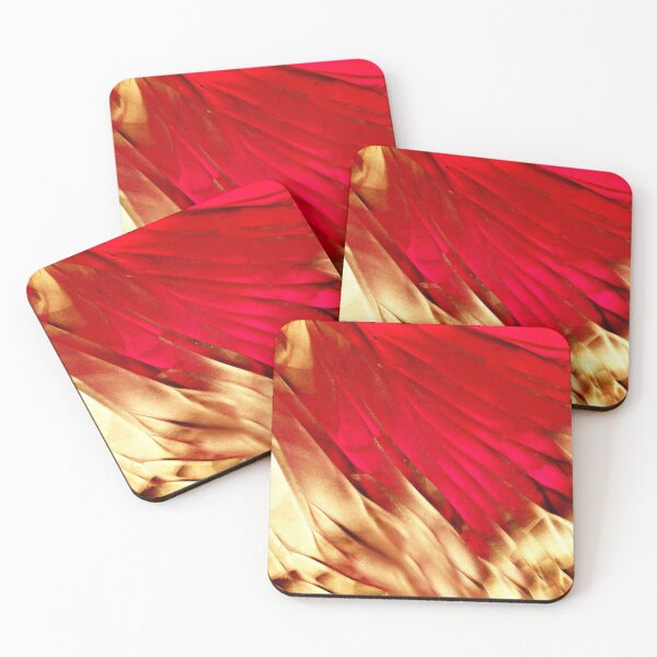 Item preview, Red and gold feathers designed and sold by BilgePaksoylu.
