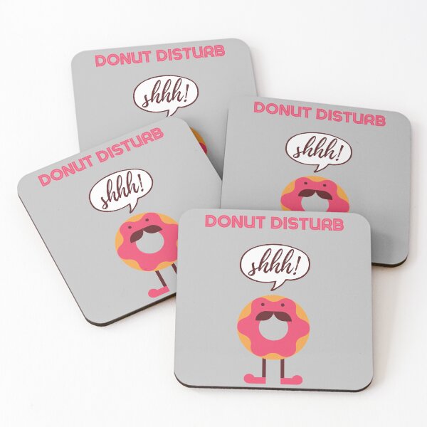 Item preview, Donut Disturb, Do Not Disturb food pun designed and sold by GoodMoodFood.