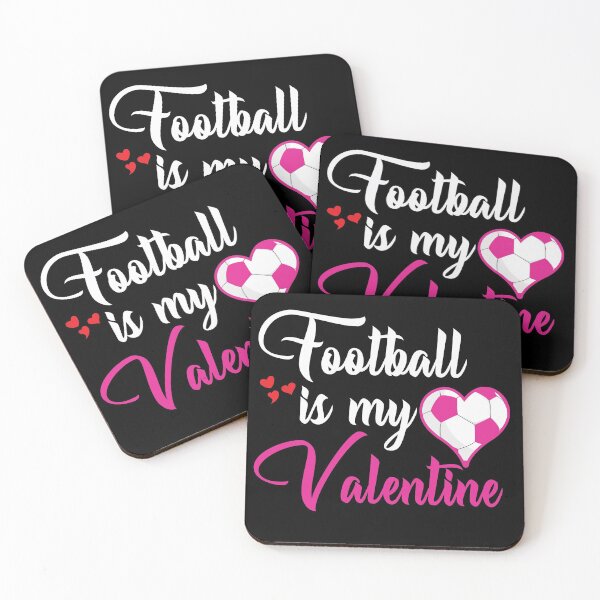 Item preview, Football is my Valentine designed and sold by trendistic.