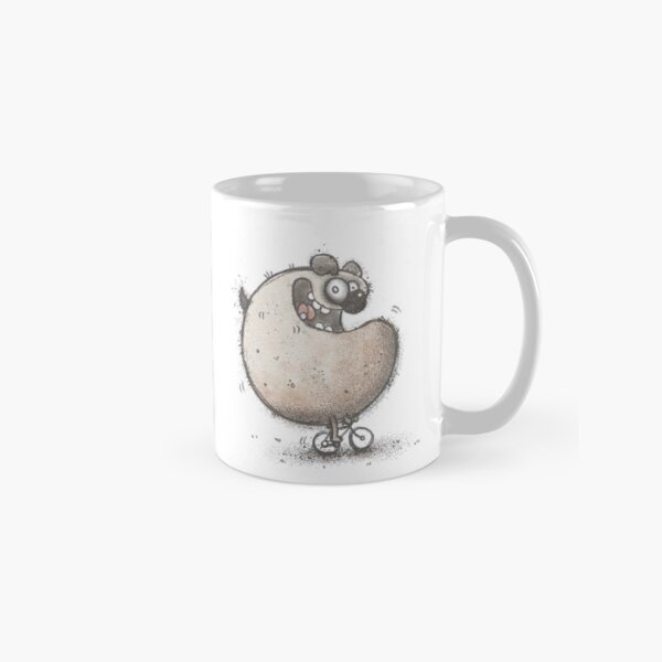 Large Dog Small Bike Classic Mug