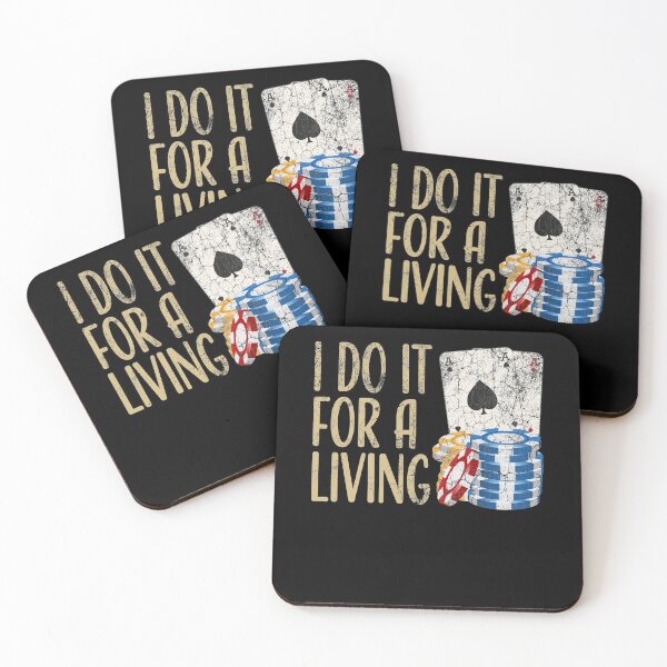 Item preview, I do it for a Living Vintage Poker Gift for Poker Players designed and sold by FalkDania.