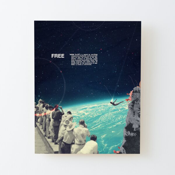 Free Wood Mounted Print