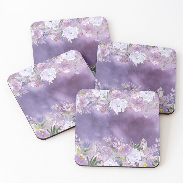 Item preview, SOFT LAVENDER FLORAL  designed and sold by wildwhimsical.