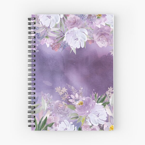 Item preview, SOFT LAVENDER FLORAL  designed and sold by wildwhimsical.