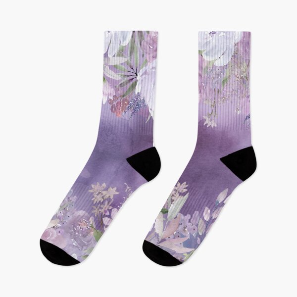 Item preview, SOFT LAVENDER FLORAL  designed and sold by wildwhimsical.