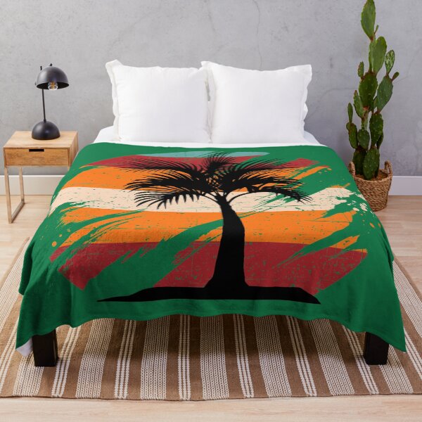 Item preview, Palm tree grunge vintage sunset designed and sold by Apoorv Choudhary.