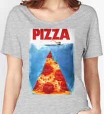 Pizza Shark Jaws Women's Relaxed Fit T-Shirt