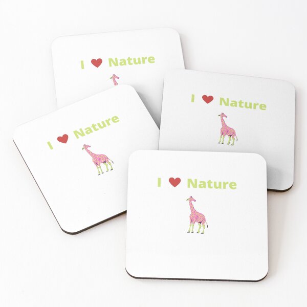 Item preview, I Love Nature Giraffe designed and sold by NaturaFotos.
