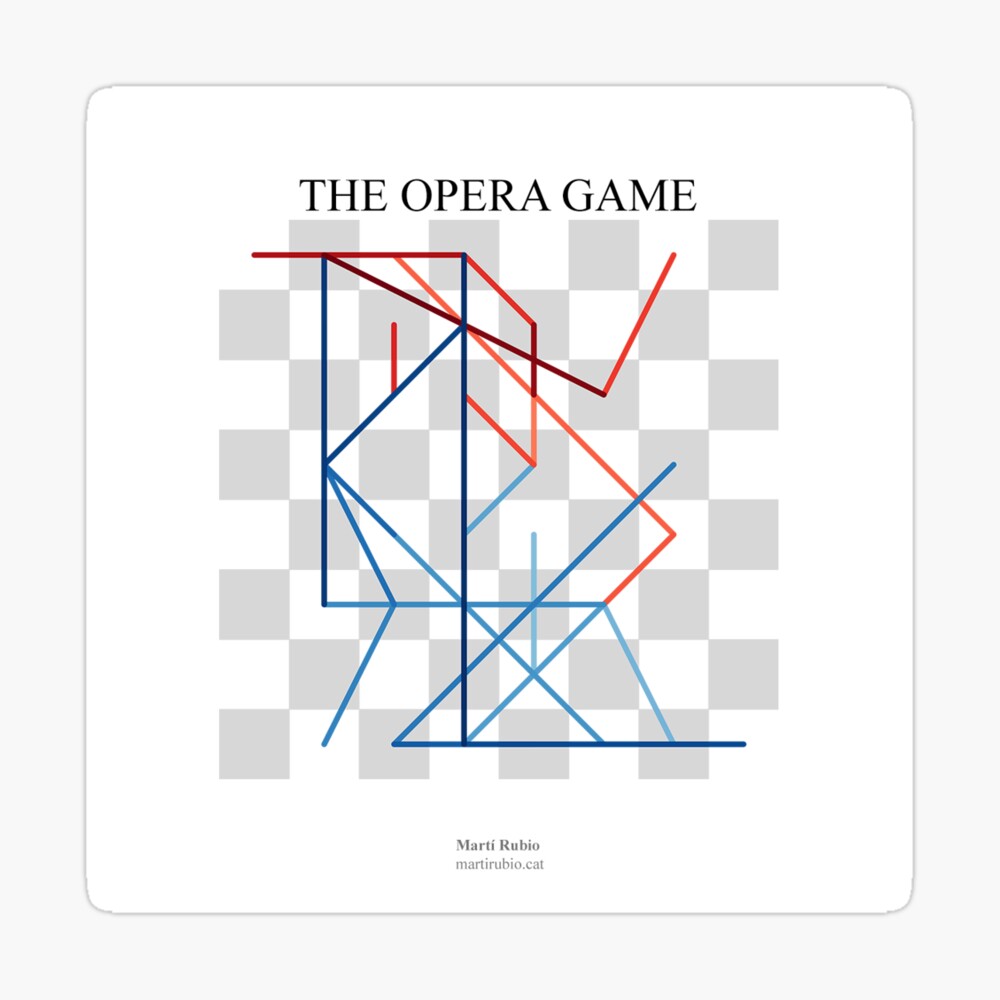 Morphy's Opera chess game Poster for Sale by MartiRubio