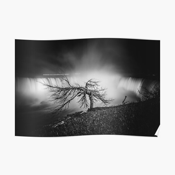 Niagara Falls - Black and White Poster