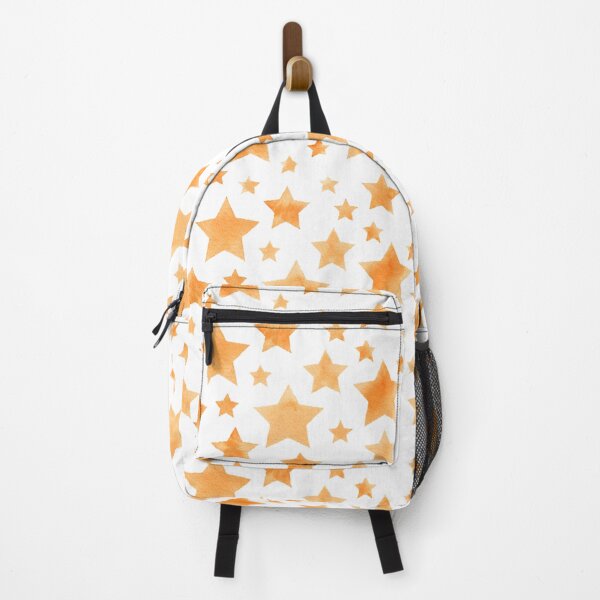 Item preview, Orange Star Pattern - White designed and sold by VvdVenDesign.