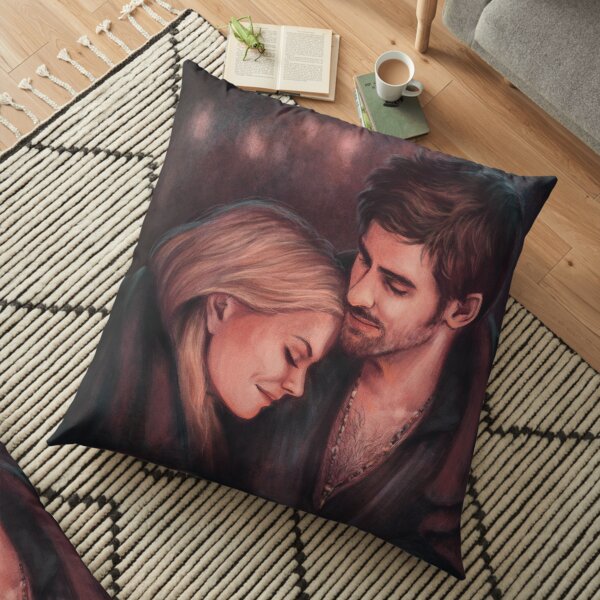 Firelight Cuddles Floor Pillow