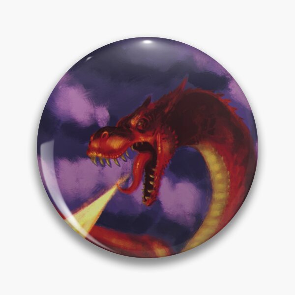 Item preview, Fire Breathing Dragon - Digital painting designed and sold by DStokes-art.