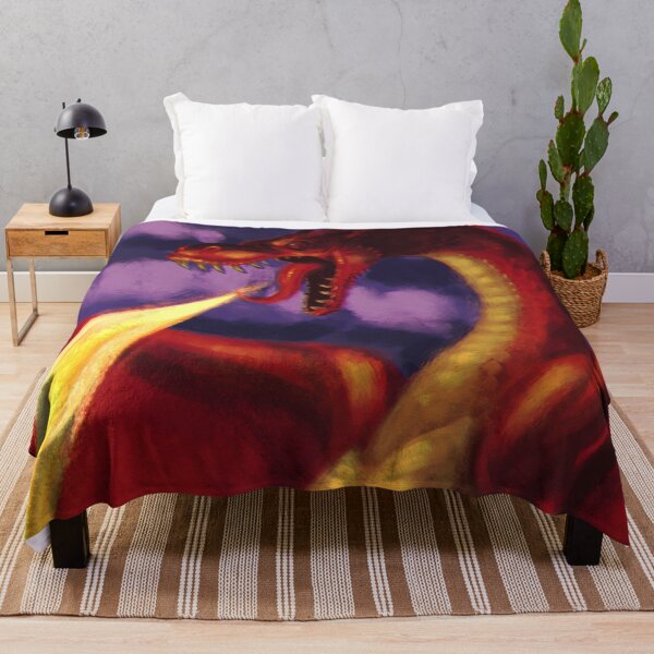 Item preview, Fire Breathing Dragon - Digital painting designed and sold by DStokes-art.