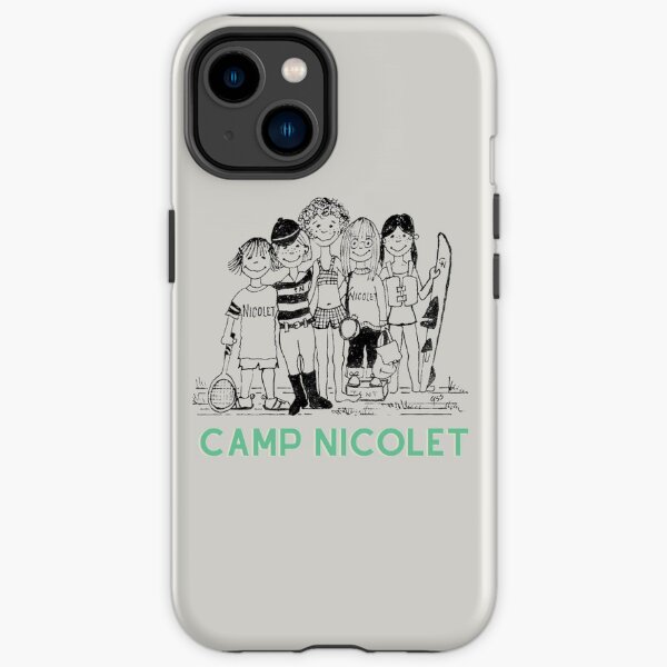 Camp Nicolet Camper Cartoon iPhone Tough Case
