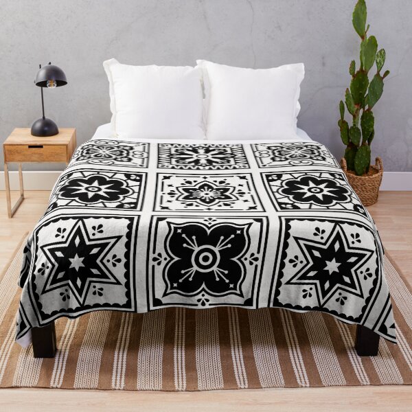 Item preview, Talavera Mexican Tile – Black designed and sold by Cat Coquillette.