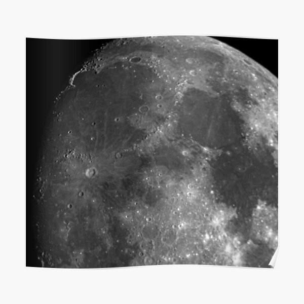 Moon Close Up Poster