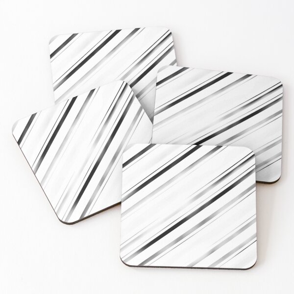 Item preview, Minimalist Black and White Linear Abstract Print designed and sold by DFLC Prints.