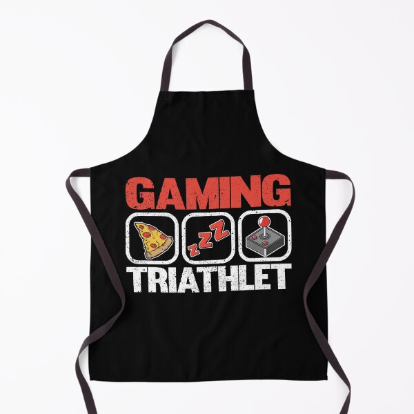 Item preview, Funny Gaming Triathlet Pizza Sleep Gamer Gift Player Games designed and sold by Stronzi.