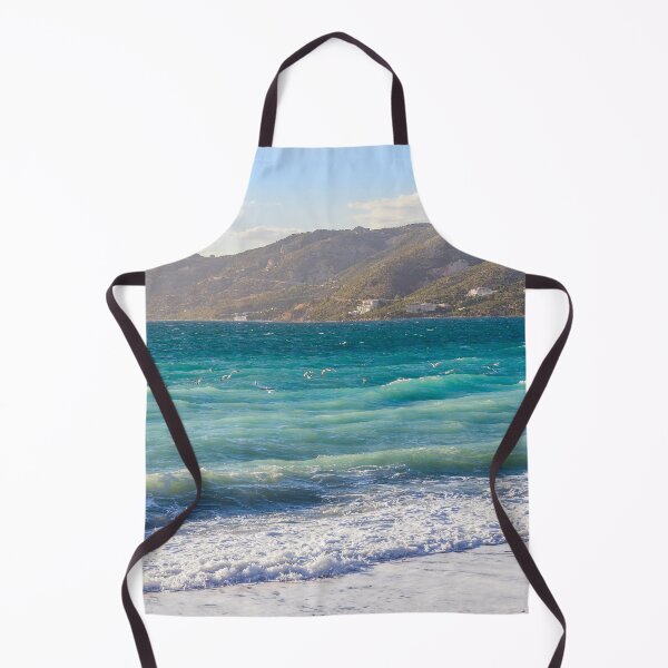 Item preview, Blue sea waves and mountain designed and sold by elgreko.