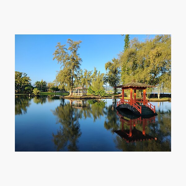 Liliuokalani Garden in Hilo Photographic Print