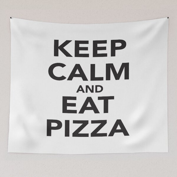 Artikelvorschau, KEEP CALM AND EAT PIZZA entworfen und verkauft von Montrepeneuer.