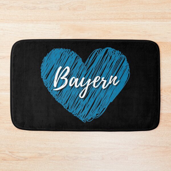 Item preview, Bavaria love with blue heart lettering in handwriting designed and sold by Branjos.