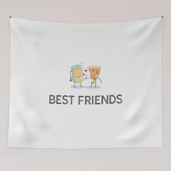 Item preview, Beer & Pizza | Best Friends designed and sold by FishWorldwide.