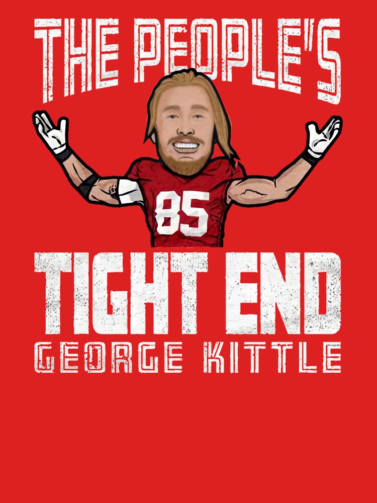 George Kittle T Shirt Niners Tee SF 49ers shirt Forty Niners T