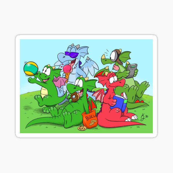 Zookie and Friends Sticker
