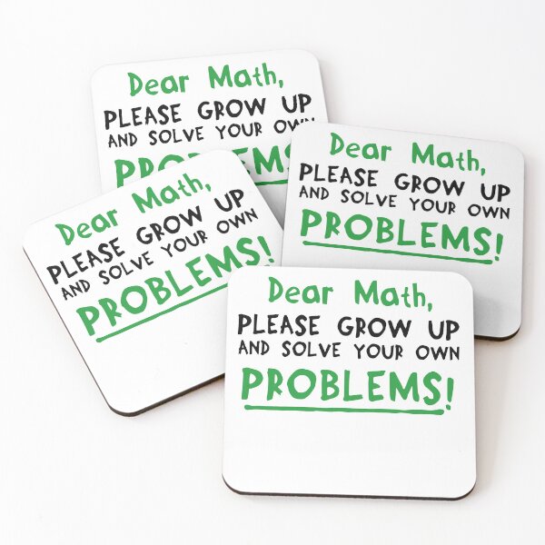 Item preview, Dear Math Please Grow Up And Solve Your Own Problems designed and sold by Mesyo.