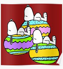 Snoopy Easter Poster