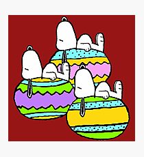 Snoopy Easter Photographic Print
