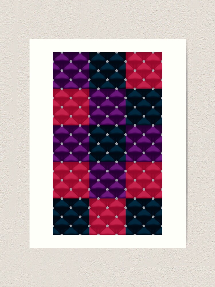 Red Blue Green Quilt Art Print for Sale by robspencer