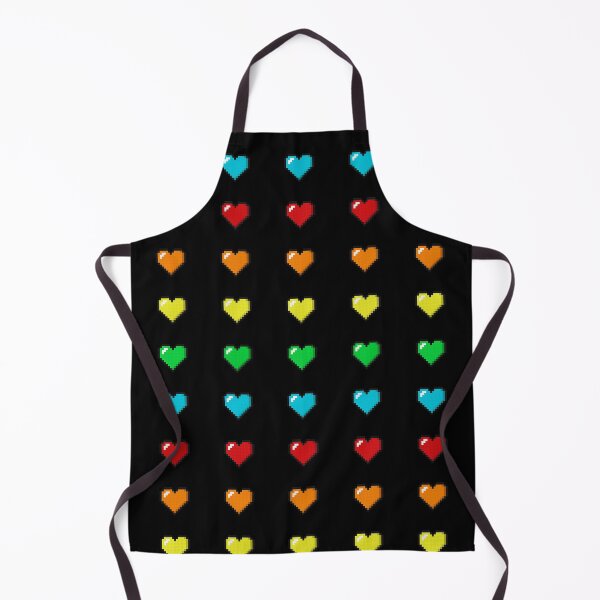 Item preview, Hearts Colourful 8Bits designed and sold by ProjecTees.