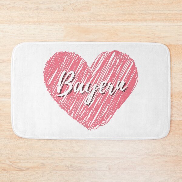 Item preview, Bavaria love with red heart lettering in handwriting designed and sold by Branjos.