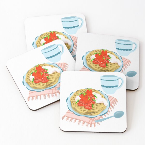 Item preview, Waffle breakfast sticker and T-shirt designed and sold by Amalus-files.