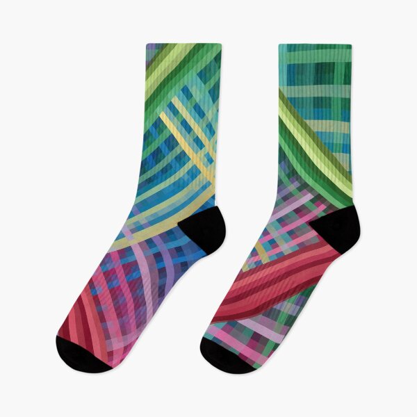 Item preview, Colourful Tartan Geometric Shapes designed and sold by BilgePaksoylu.