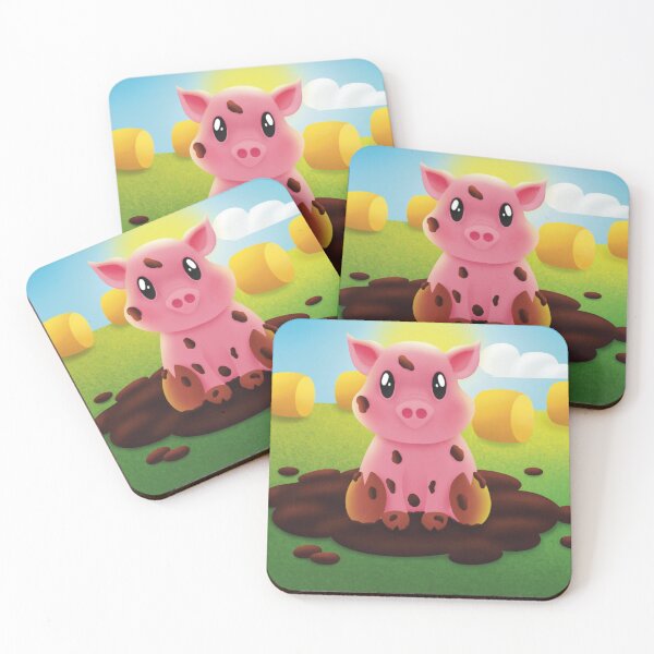 Item preview, Piglets in the mud designed and sold by Nadalo.