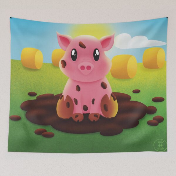 Item preview, Piglets in the mud designed and sold by Nadalo.
