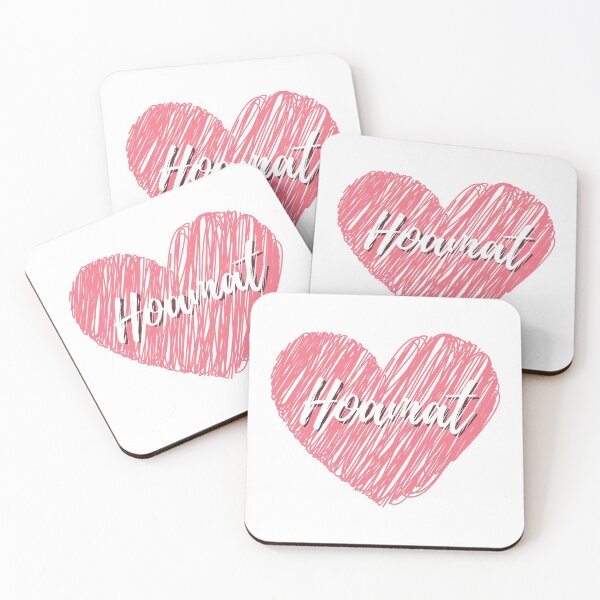 Item preview, Hoamat love with red heart lettering in handwriting designed and sold by Branjos.