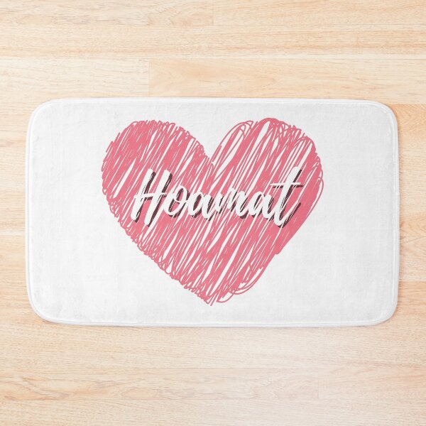 Item preview, Hoamat love with red heart lettering in handwriting designed and sold by Branjos.