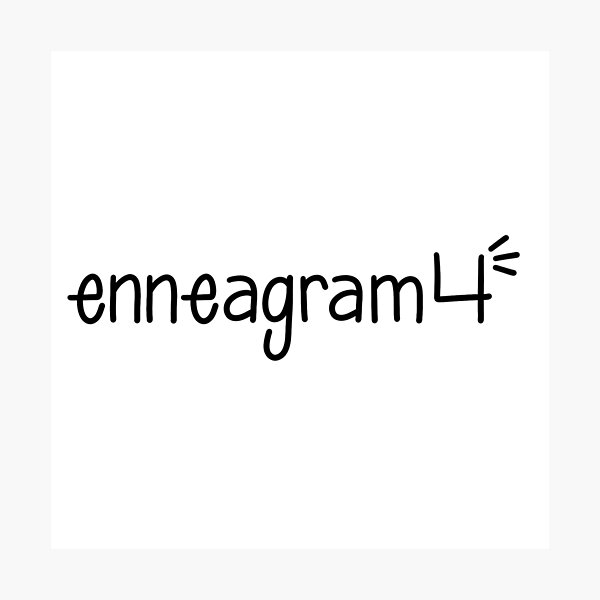 Item preview, enneagram 4 designed and sold by Dina Clemente.