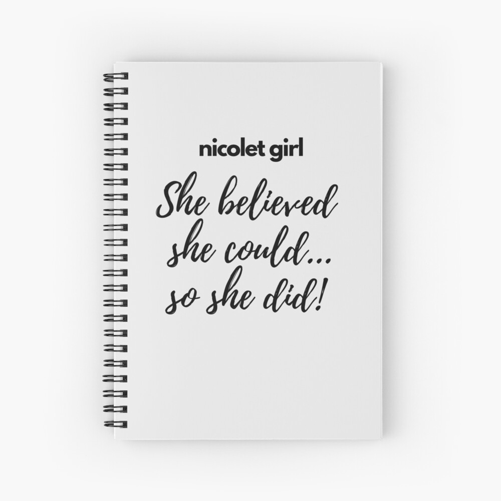 Item preview, Spiral Notebook designed and sold by CampNicolet.