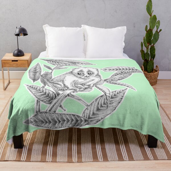 Item preview, Cute slow loris, ink, stippling, pointillisme designed and sold by Francesco Carli.