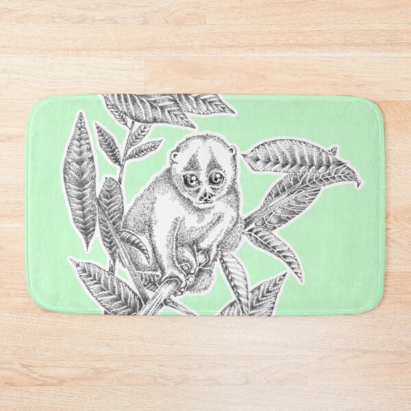Item preview, Cute slow loris, ink, stippling, pointillisme designed and sold by Francesco Carli.