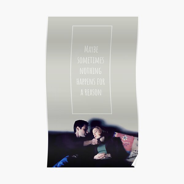 "The X Files All Things scene" Poster for Sale by thetribestudio