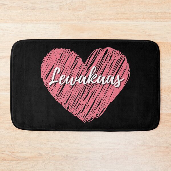 Item preview, Lewakas Liebe with red heart Leberkäse lettering in handwriting designed and sold by Branjos.