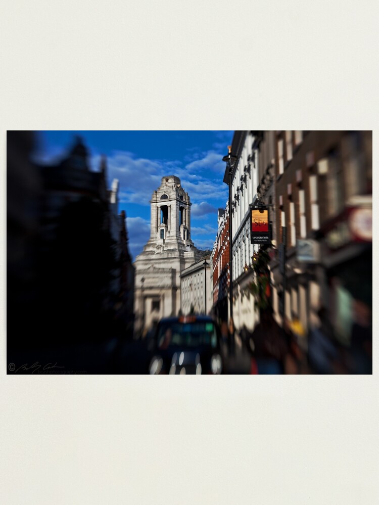 Alternate view of London street abstract Photographic Print
