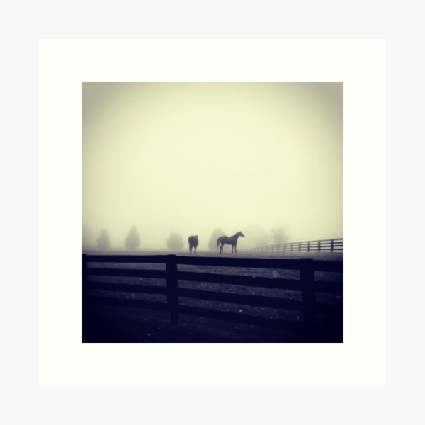 Item preview, Horses in the Mist designed and sold by YellowBarn.